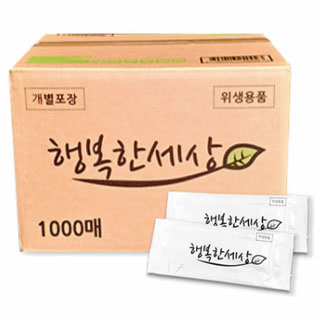 개별포장 물티슈/1000매