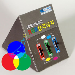 빛합성실험2/RGB삼각상자