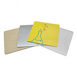 지학사 여러가지판4종/나무판,금속판,유리판,플라스틱판(노랑)