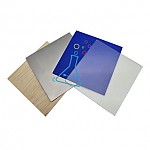 비상 여러가지판4종/나무판,금속판,유리판,플라스틱판(파랑)