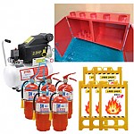 소방훈련 교육용물소화기체험보관함풀세트