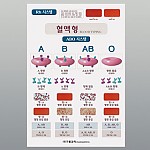 혈액형챠트/10매1조