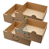 종이상자네개/종이상자를밀어가방을옮겨보자/4개1조