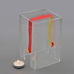 사각구멍뚫린아크릴통/기체에서열이이동하는방식알아보기세트